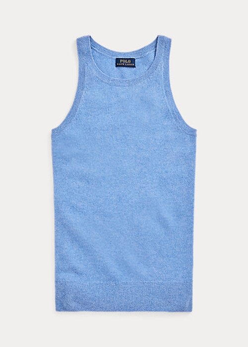 Blue Women’s Ralph Lauren Cashmere Tanks Blue Women’s Ralph Lauren Cashmere Tanks