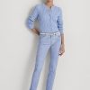 Blue Women’s Ralph Lauren Coated Mid-Rise Straight Ankle Jeans Blue Women’s Ralph Lauren Coated Mid-Rise Straight Ankle Jeans