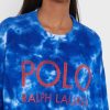 Blue Women’s Ralph Lauren Crew Neck Knitted Sweatshirts Blue Women’s Ralph Lauren Crew Neck Knitted Sweatshirts