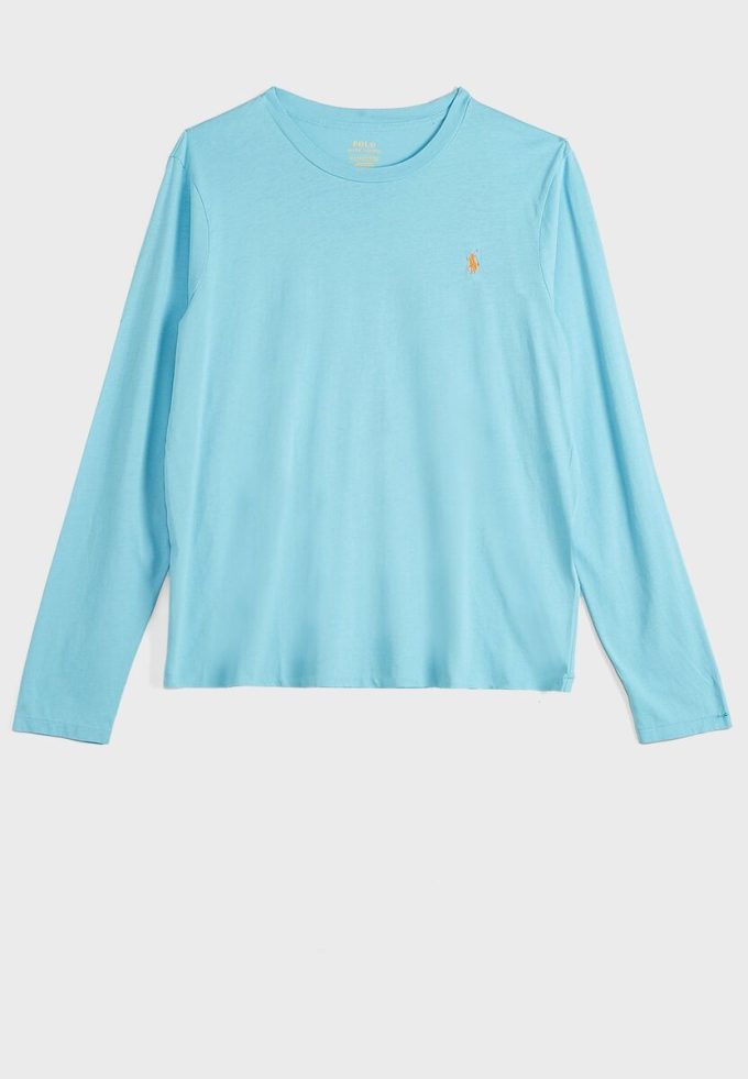 Blue Women’s Ralph Lauren Crew Neck T Shirts Blue Women’s Ralph Lauren Crew Neck T Shirts