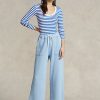 Blue Women’s Ralph Lauren Cutoff-Hem Fleece Sweatpants Blue Women’s Ralph Lauren Cutoff-Hem Fleece Sweatpants