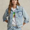 Blue Women’s Ralph Lauren Denim Trucker Jackets Blue Women’s Ralph Lauren Denim Trucker Jackets