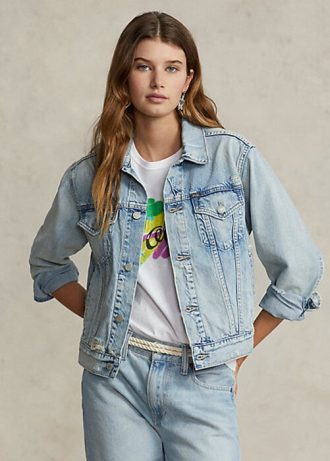 Blue Women’s Ralph Lauren Denim Trucker Jackets Blue Women’s Ralph Lauren Denim Trucker Jackets