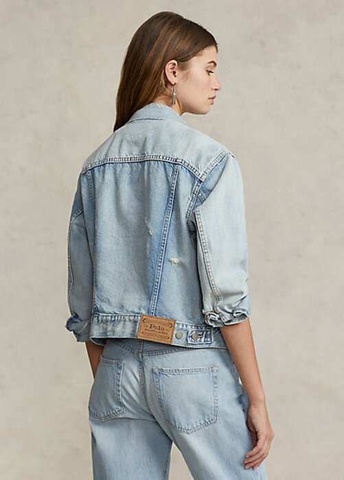 Blue Women’s Ralph Lauren Denim Trucker Jackets Blue Women’s Ralph Lauren Denim Trucker Jackets