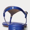 Blue Women’s Ralph Lauren Ellington Embossed Leather Sandals Blue Women’s Ralph Lauren Ellington Embossed Leather Sandals
