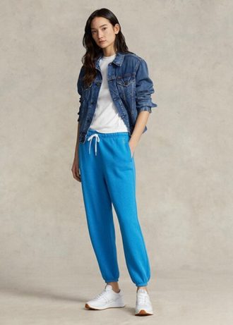 Blue Women’s Ralph Lauren Fleece Athletics   Pants