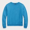 Blue Women’s Ralph Lauren Fleece Crewneck Pullover Sweatshirts Blue Women’s Ralph Lauren Fleece Crewneck Pullover Sweatshirts