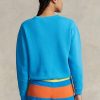 Blue Women’s Ralph Lauren Fleece Crewneck Pullover Sweatshirts Blue Women’s Ralph Lauren Fleece Crewneck Pullover Sweatshirts