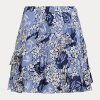 Blue Women’s Ralph Lauren Floral Ruffle-Trim Georgette Skirts Blue Women’s Ralph Lauren Floral Ruffle-Trim Georgette Skirts