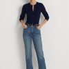 Blue Women’s Ralph Lauren High-rise Straight Ankle Jeans Blue Women’s Ralph Lauren High-rise Straight Ankle Jeans
