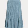 Blue Women’s Ralph Lauren Linen-cotton Knit Skirts Blue Women’s Ralph Lauren Linen-cotton Knit Skirts