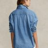 Blue Women’s Ralph Lauren Oversize Denim Shirts Blue Women’s Ralph Lauren Oversize Denim Shirts