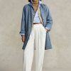 Blue Women’s Ralph Lauren Oversize Double-Face Car Coats Blue Women’s Ralph Lauren Oversize Double-Face Car Coats