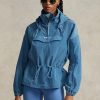 Blue Women’s Ralph Lauren Packable Translucent Ripstop Windbreaker Blue Women’s Ralph Lauren Packable Translucent Ripstop Windbreaker