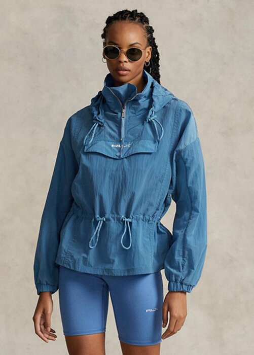 Blue Women’s Ralph Lauren Packable Translucent Ripstop Windbreaker Blue Women’s Ralph Lauren Packable Translucent Ripstop Windbreaker