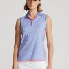 Blue Women’s Ralph Lauren Performance Sleeveless Polo Shirts Blue Women’s Ralph Lauren Performance Sleeveless Polo Shirts