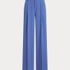 Blue Women’s Ralph Lauren Pleated Georgette Pants Blue Women’s Ralph Lauren Pleated Georgette Pants
