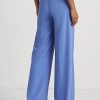 Blue Women’s Ralph Lauren Pleated Georgette Pants Blue Women’s Ralph Lauren Pleated Georgette Pants