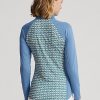 Blue Women’s Ralph Lauren Print Jersey Quarter-Zip Sweatshirts Blue Women’s Ralph Lauren Print Jersey Quarter-Zip Sweatshirts