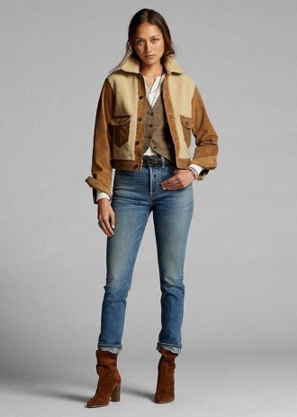 Blue Women’s Ralph Lauren Stretch Vintage Straight Fit Jeans