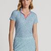 Blue Women’s Ralph Lauren Tailored Fit Floral Jersey Shirts Blue Women’s Ralph Lauren Tailored Fit Floral Jersey Shirts