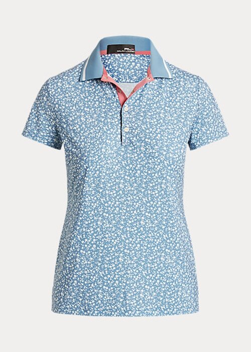 Blue Women’s Ralph Lauren Tailored Fit Floral Jersey Shirts Blue Women’s Ralph Lauren Tailored Fit Floral Jersey Shirts