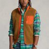 Brown Men’s Ralph Lauren Bonded Pile Fleece Vest Brown Men’s Ralph Lauren Bonded Pile Fleece Vest