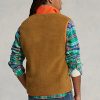 Brown Men’s Ralph Lauren Bonded Pile Fleece Vest Brown Men’s Ralph Lauren Bonded Pile Fleece Vest