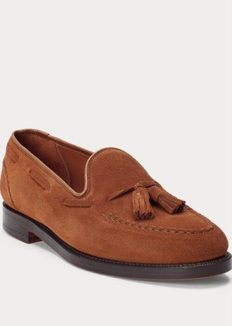 Brown Men’s Ralph Lauren Booth Suede Loafers