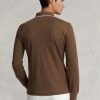 Brown Men’s Ralph Lauren Custom Slim Fit Birdseye Polo Shirts Brown Men’s Ralph Lauren Custom Slim Fit Birdseye Polo Shirts