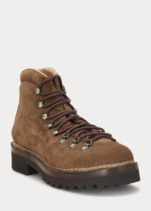 Brown Men’s Ralph Lauren Darrow Calf-Suede Boots Brown Men’s Ralph Lauren Darrow Calf-Suede Boots