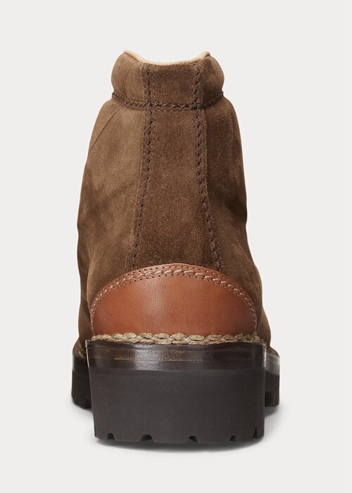 Brown Men’s Ralph Lauren Darrow Calf-Suede Boots Brown Men’s Ralph Lauren Darrow Calf-Suede Boots