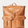 Brown Men’s Ralph Lauren Heritage Leather Backpacks Brown Men’s Ralph Lauren Heritage Leather Backpacks