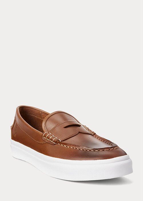 Brown Men’s Ralph Lauren Keaton Leather Penny Loafers Brown Men’s Ralph Lauren Keaton Leather Penny Loafers