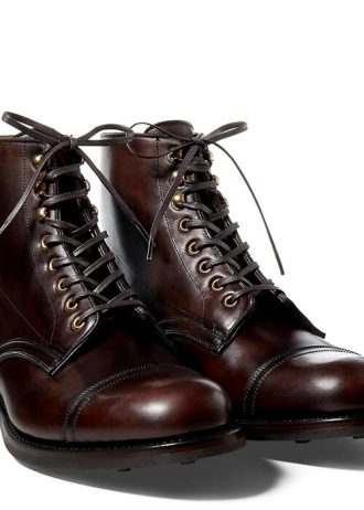 Brown Men’s Ralph Lauren Leather Boots