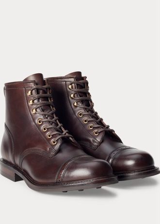Brown Men’s Ralph Lauren Leather Boots