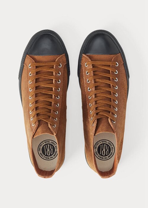 Brown Men’s Ralph Lauren Mayport Suede Sneakers Brown Men’s Ralph Lauren Mayport Suede Sneakers