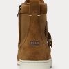 Brown Men’s Ralph Lauren Ranger Nubuck & Canvas Sneakers Brown Men’s Ralph Lauren Ranger Nubuck & Canvas Sneakers