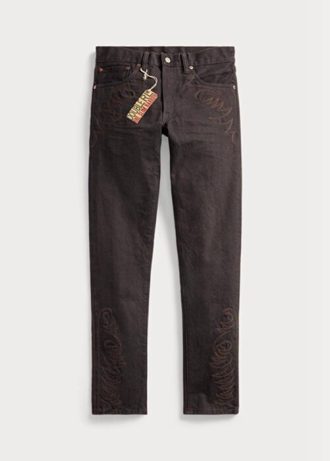 Brown Men’s Ralph Lauren Slim Narrow Fit Black Resin Rinse Jeans Brown Men’s Ralph Lauren Slim Narrow Fit Black Resin Rinse Jeans