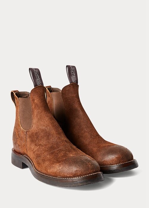 Brown Men’s Ralph Lauren Suede Chelsea Boots Brown Men’s Ralph Lauren Suede Chelsea Boots