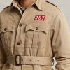 Brown Men’s Ralph Lauren Twill Belted Jackets Brown Men’s Ralph Lauren Twill Belted Jackets