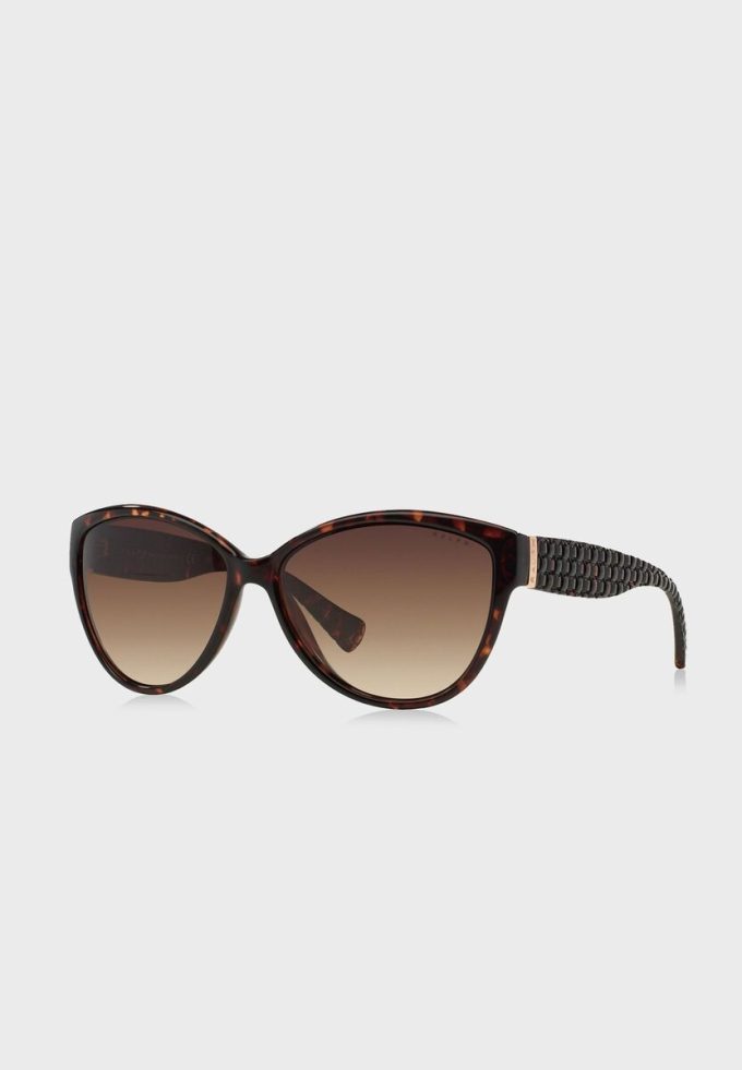 Brown Women’s Ralph Lauren 0RA5176 Butterfly Sunglasses Brown Women’s Ralph Lauren 0RA5176 Butterfly Sunglasses