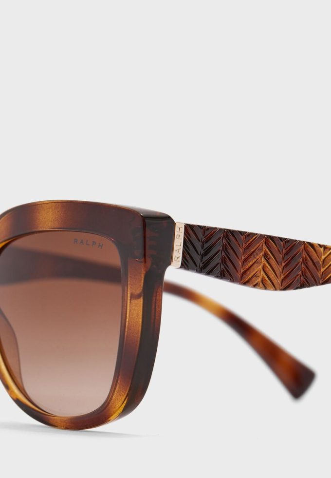 Brown Women’s Ralph Lauren 0Ra5254 Butterfly Sunglasses Brown Women’s Ralph Lauren 0Ra5254 Butterfly Sunglasses
