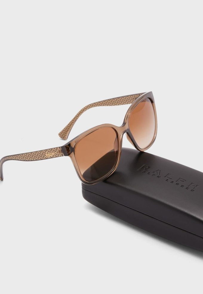 Brown Women’s Ralph Lauren 0Ra5268 Oversized Sunglasses Brown Women’s Ralph Lauren 0Ra5268 Oversized Sunglasses