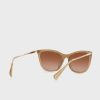 Brown Women’s Ralph Lauren 0Ra5289 Rectangle Sunglasses Brown Women’s Ralph Lauren 0Ra5289 Rectangle Sunglasses