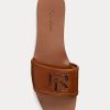 Brown Women’s Ralph Lauren Andela Burnished Calfskin Sandals Brown Women’s Ralph Lauren Andela Burnished Calfskin Sandals