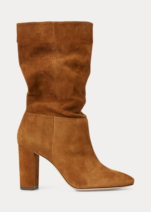 Brown Women’s Ralph Lauren Artizan Suede Boots Brown Women’s Ralph Lauren Artizan Suede Boots