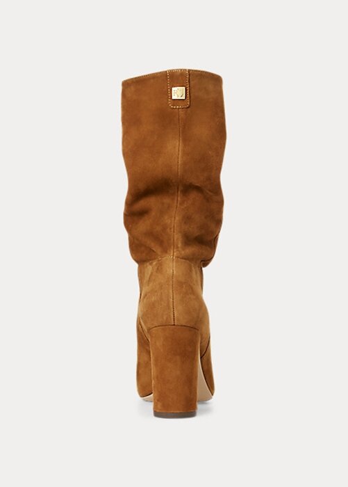 Brown Women’s Ralph Lauren Artizan Suede Boots Brown Women’s Ralph Lauren Artizan Suede Boots