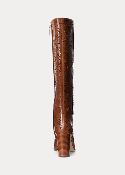 Brown Women’s Ralph Lauren Ashlynn Burnished Leather Boots Brown Women’s Ralph Lauren Ashlynn Burnished Leather Boots