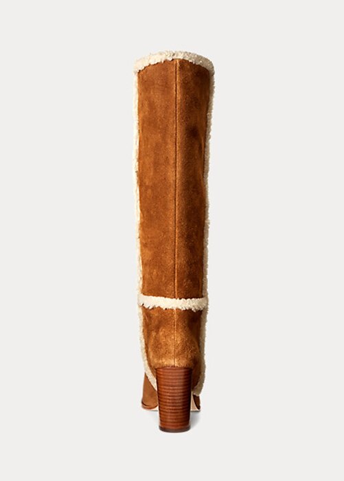 Brown Women’s Ralph Lauren Aubri Suede Boots Brown Women’s Ralph Lauren Aubri Suede Boots